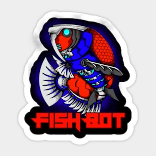 Robotic fish Sticker